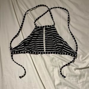 xhilaration stripped swimsuit top